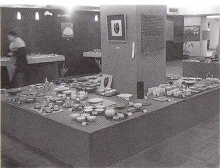 1962年に福岡・岩田屋で行われた第1回九州クラフトデザイン展