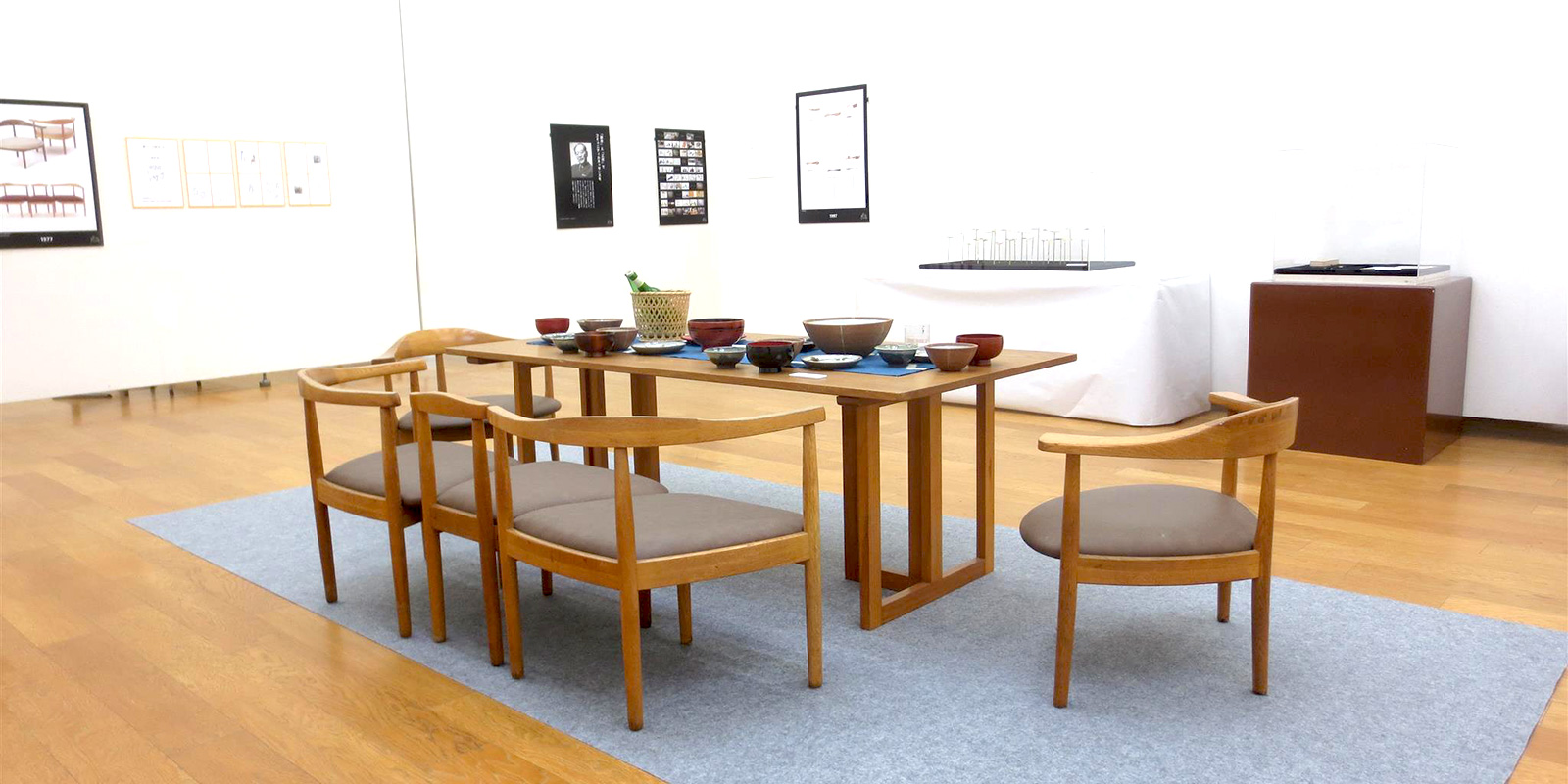 秋岡芳夫展会場の様子