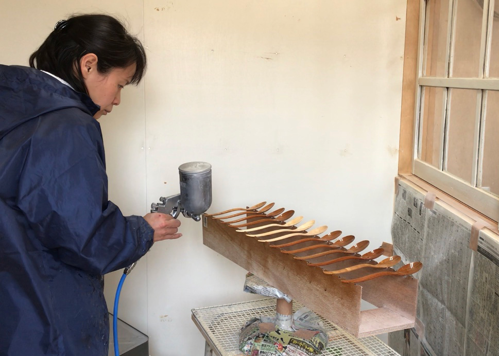 塗装の様子