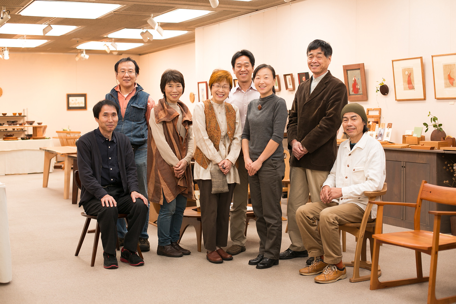 木の家具展出展メンバー
